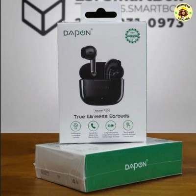 Fone De Ouvido Bluetooth TWS Dapon F25 Touch