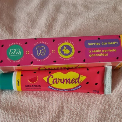 Carmed Gel Dental com Flúor Sabor Melancia 70g
