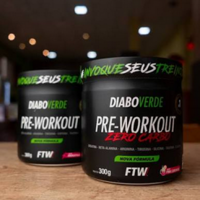 Kit 2x Pré-Treino 300G - Diabo Verde - FTW