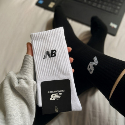 Kit 3 Meias New Balance Cano Longo Unissex