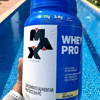Proteína Max Titanium Whey Pro Concetrado X 1kg