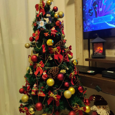 Árvore de Natal Verde Luxo 150 cm 500 Galhos