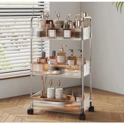 Estante com Rodinhas Modular 4 Prateleiras