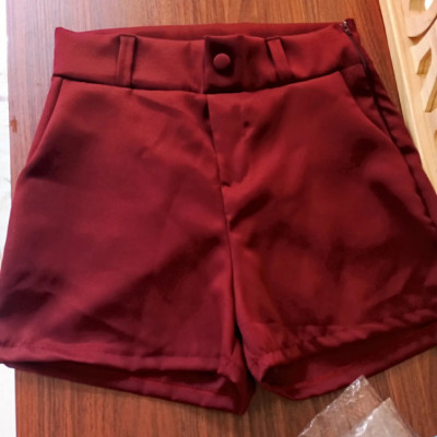 Shorts Alfaiataria Feminino Cintura Alta Verão