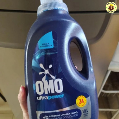 OMO Lava-Roupas Líquido Ultra Power Frasco 1,8L
