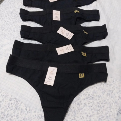 Kit 10 Calcinha Algodão Cintura Alta