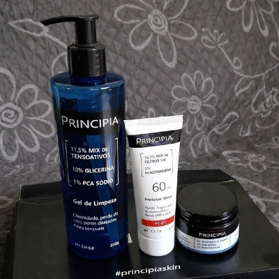 KITZÃO DA PRINCIPIA PRO SKINCAREKit Principia Skincare- Gel de Limpeza GL-02- Protetor Solar FPS 60- Creme Hidratante CH-01