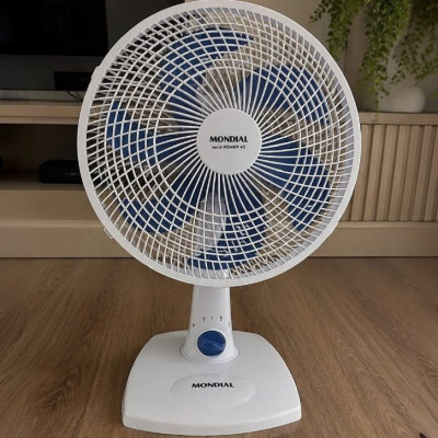 VENTILADOR DE MESA MONDIAL 127V, 30CM, 6 PÁS
