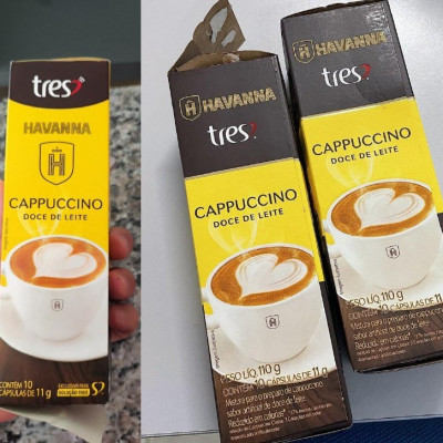 Cápsulas de Cappuccino Doce De Leite TRES 3 Corações - 10 unidades