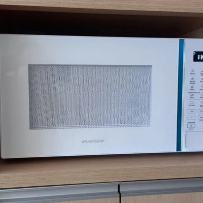 Micro-ondas Brastemp 32L Branco Menu Gourmet