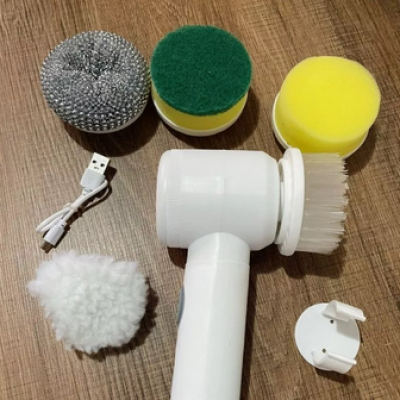 Escova de Limpeza 5 em 1 Sem Fio Multiuso