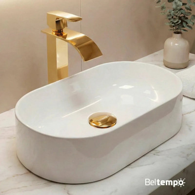 Pia de Apoio Oval 43x25 Beltempo BT-2030