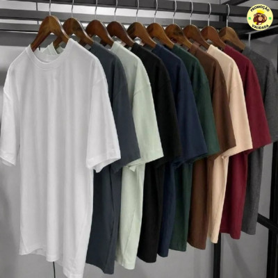 Kit 7 Camisetas Basica Lisa Algodão