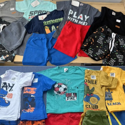 Kit Sortido 5 Conjuntos Roupas Infantil