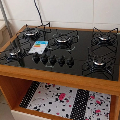 Cooktop Itatiaia Essencial 5 Bocas Bivolt Preto