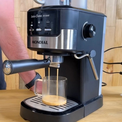 Cafeteira Espresso Dolce Crema Mondial 20Bar