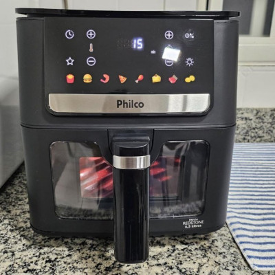 Air Fryer Philco 6,5L Visor Glass 127V