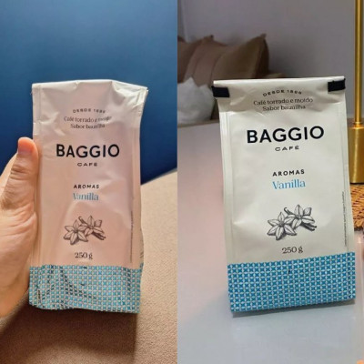 Baggio Café Torrado e Moído Aromas Vanilla 250g