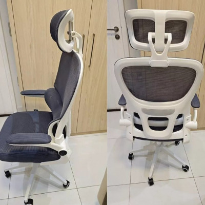 Kit com 2 Cadeiras Ergonômica Presidente Com Apoio Lombar