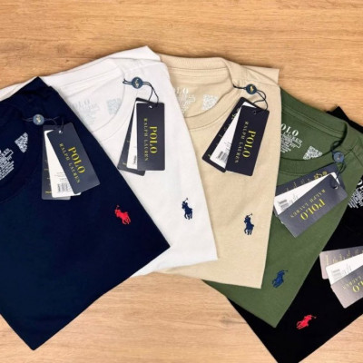 Camiseta Ralph Lauren Slim Fit Algodão Premium