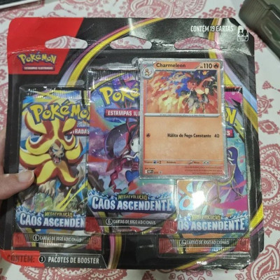 Blister Triplo Pokémon Copag 19 Cartas 3 Mazos