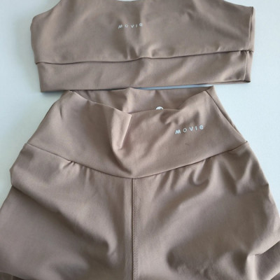 Conjunto Fitness Feminino Top e Calça Poliamida
