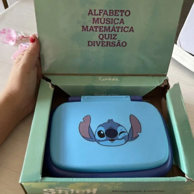 Laptop Infantil Bilíngue Candide Disney Stitch
