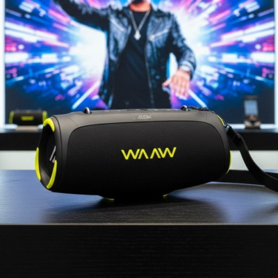 Caixa De Som Bluetooth Waaw By Alok Boom 110 Prova D'água