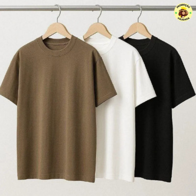 Kit com 3 Camisetas Oversized Algodao