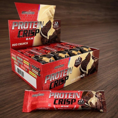 Barra De Proteína Crisp Bar 12 Unidades - Duo Crunch