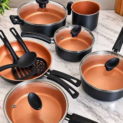Jogo De Panelas Brinox 10 Peças Ceramic Life