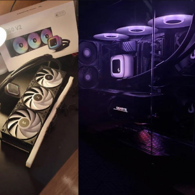 💧 Watercooler Deepcool Le360 V2 Argb Preto 360mm
