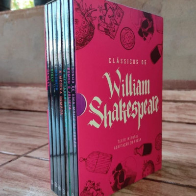 Box Clássicos de William Shakespeare (Adaptadas em Prosa) - 7 Livros