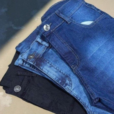 Kit 3 Calças Jeans Masculina com Elastano