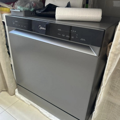 Lava Louças 8 Serviços Midea Touch Plus Cinza