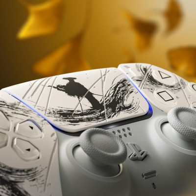 Controle sem fio PlayStation DualSense™ Black Ghost of Yōtei
