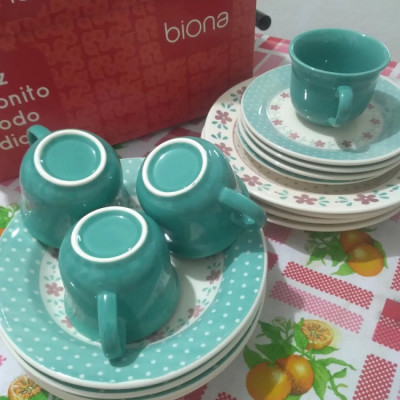 Jantar/Chá Biona Oxford Donna Cerâmica 20p