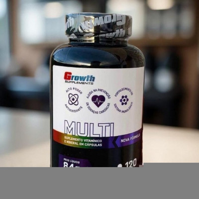 Multivitamínico 120 Cáps Growth Supplements