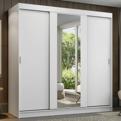 Guarda-Roupa Casal Madesa Reno 3 Portas de Correr