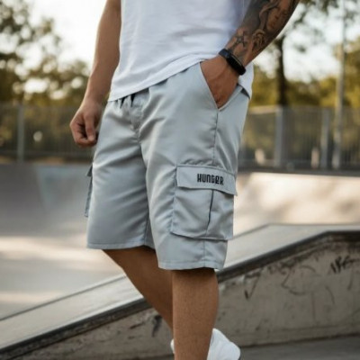 Bermudas Cargo Corta Vento Masculina 5 Bolsos