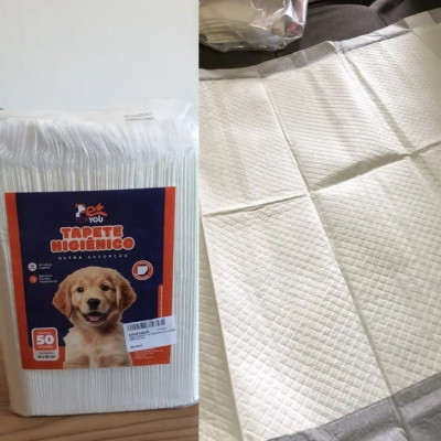 🐾 Tapete Higiênico Pet 50 Unidades 60x60