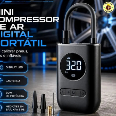 Bomba De Ar De Mão Pneu Car Air Pump