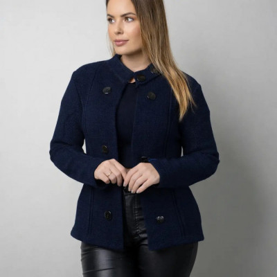 Cardigan Feminino Inverno Tricot com Botão