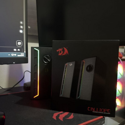Caixa de Som Gamer Calliope RGB Preto