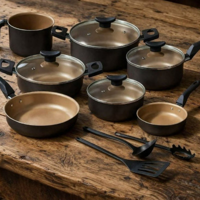 Conjunto Panelas Antiaderente 10 Peças Teflon