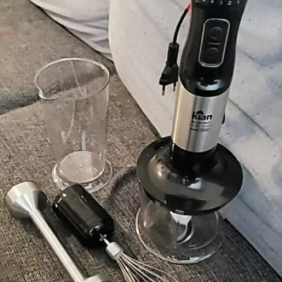 Mixer 3 em 1 1000W Inox Kian Preto 700ml
