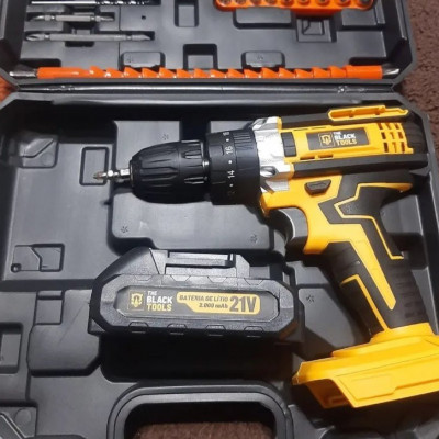 Parafusadeira e Furadeira Impacto The Black Tools 3/8