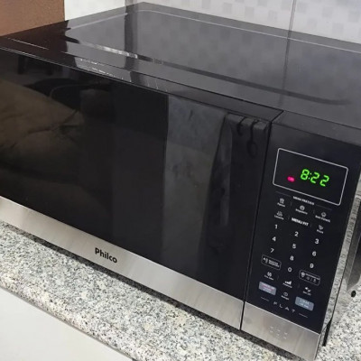 🔌  Micro-Ondas Flat 28L Espelhado Philco 220V