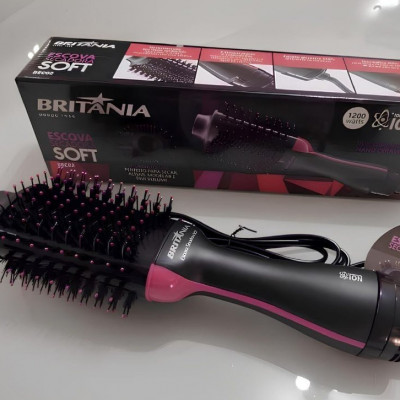 Britânia Escova Secadora Bec02pr 4 Em 1 1300w
