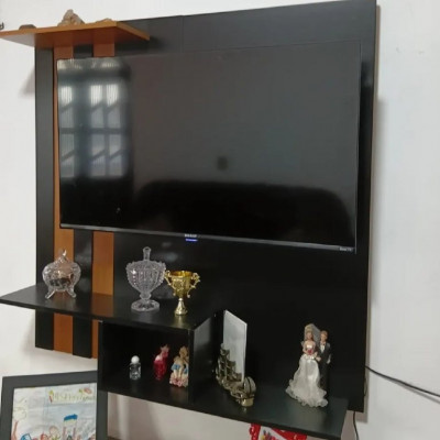 📺 Estante Painel Home Suspenso Tv 32 Polegadas - Preto